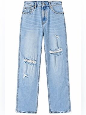 wild fable Light Wash Distressed Relaxed Men’s Jeans